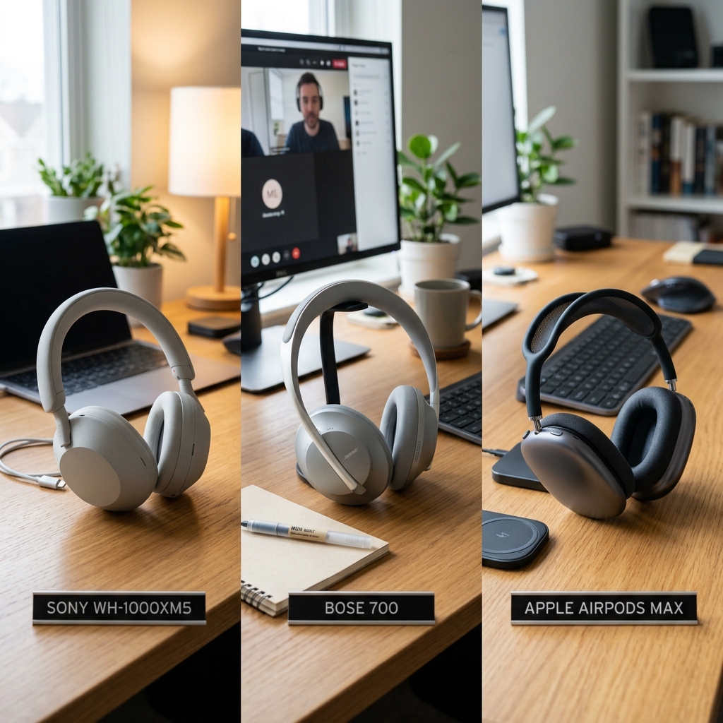 Comparison of Top Wireless Headsets for Remote Work